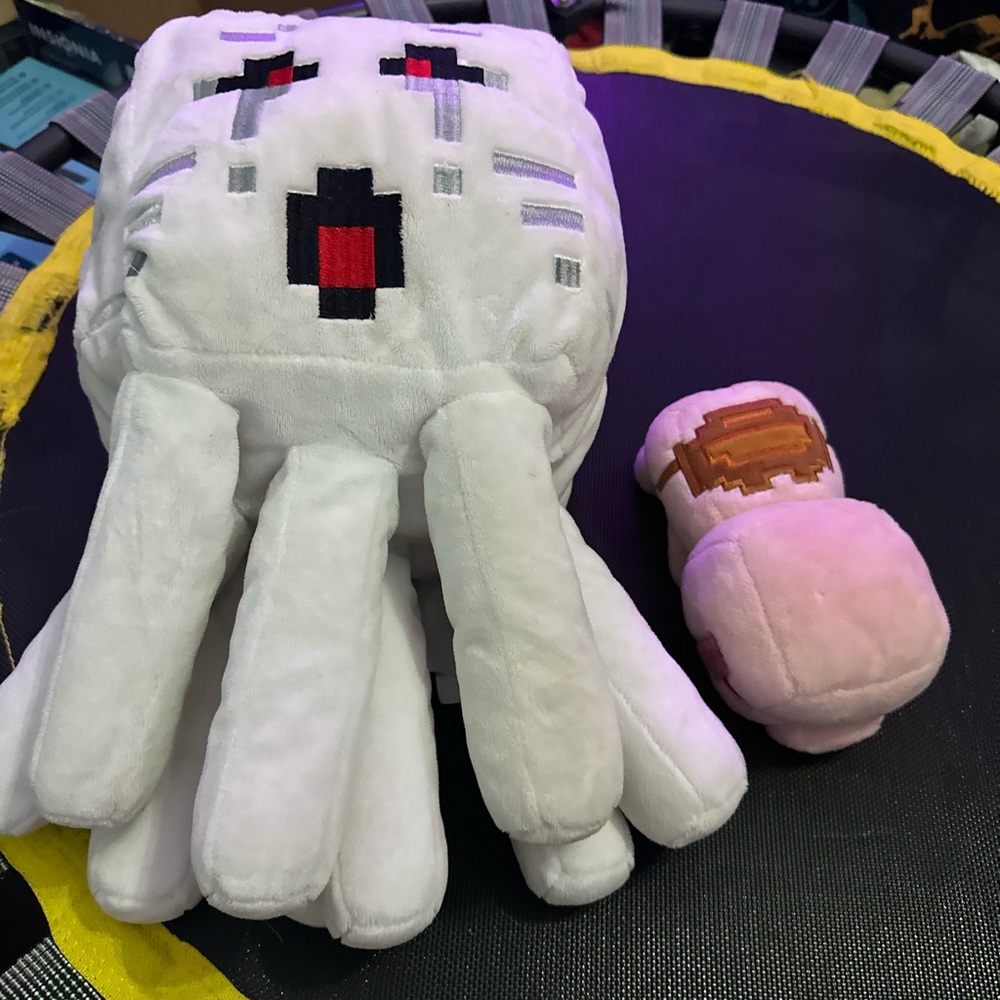 Minecraft plushies